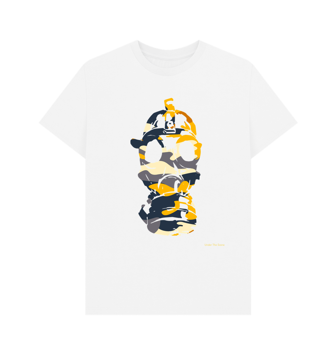 White Mask Up Tee